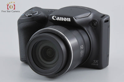 [Used] Canon PowerShot SX430 IS Black Compact Digital Camera