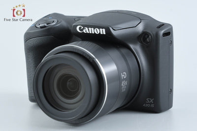 【中古】Canon キヤノン PowerShot SX430 IS ブラック コンパクトデジタルカメラ
