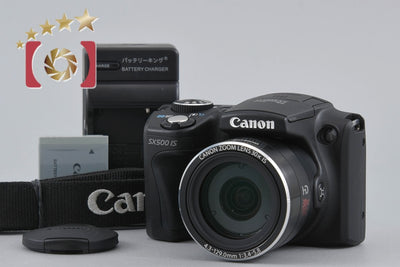 [Used] Canon PowerShot SX500 IS Black Compact Digital Camera