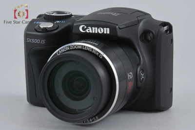 [Used] Canon PowerShot SX500 IS Black Compact Digital Camera