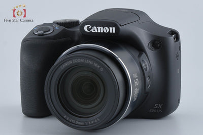[Used] Canon PowerShot SX530 HS Black Compact Digital Camera