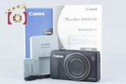[Used] Canon PowerShot SX600 HS Black Compact Digital Camera with Original Box