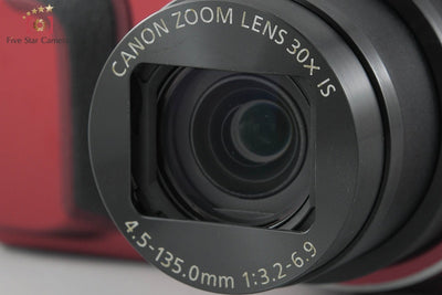 [Used] Canon PowerShot SX700 HS Red Compact Digital Camera