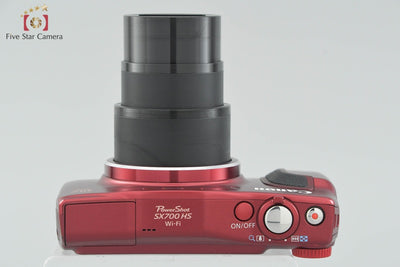 [Used] Canon PowerShot SX700 HS Red Compact Digital Camera