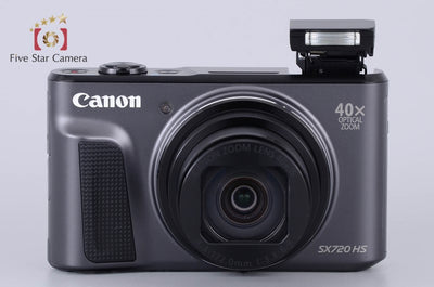 [Used] Canon PowerShot SX720 HS Black Compact Digital Camera with Original Box