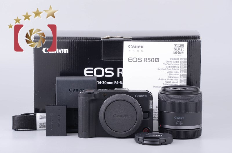 【開封未使用品】Canon キヤノン EOS R50 V RF-S 14-30 IS STM PZ レンズキット 元箱付き
