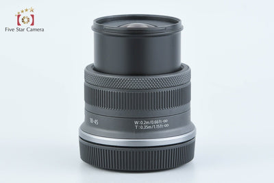 [Used] Canon RF-S 18-45mm f/4.5-6.3 IS STM Black