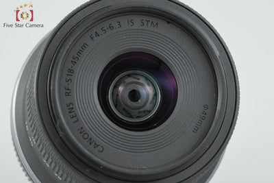 [Used] Canon RF-S 18-45mm f/4.5-6.3 IS STM Black