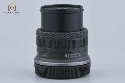 [Used] Canon RF-S 18-45mm f/4.5-6.3 IS STM Black