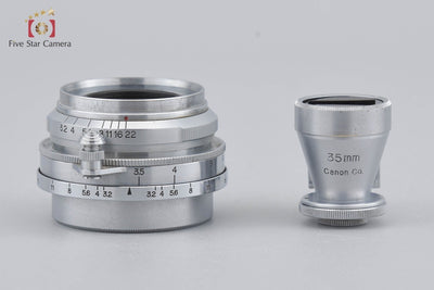 [Used] Canon Serenar 35mm f/3.2 L39 Leica Screw Mount + 35mm Viewfinder