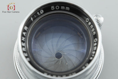 [Used] Canon Serenar 50mm f/1.9 Collapsible L39 Leica Screw Mount
