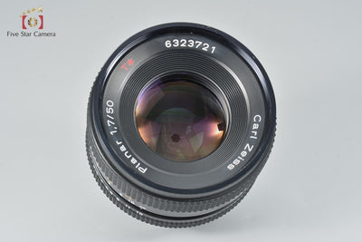 CONTAX コンタックス Carl Zeiss Planar 50mm f/1.7 T* AEJ
