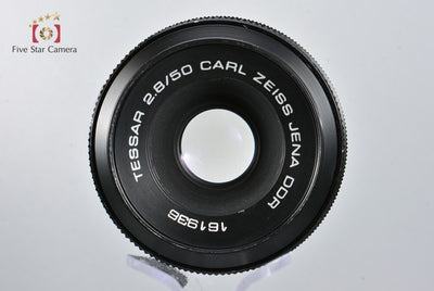 [Used] Carl Zeiss Jena DDR Tessar 50mm f/2.8 M42 Mount Green Lettering