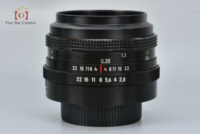 [Used] Carl Zeiss Jena DDR Tessar 50mm f/2.8 M42 Mount Green Lettering