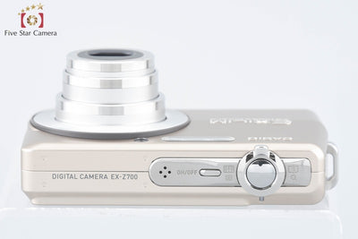 [Used] Casio EXILIM EX-Z700 Gold Compact Digital Camera with Original Box