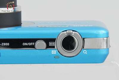 [Used] CASIO EXILIM EX-Z800 Hawaiian Blue Compact Digital Camera with Original Box