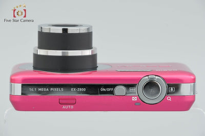 [Used] CASIO EXILIM EX-Z800 Cherry Pink Compact Digital Camera
