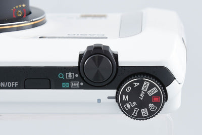 Used: Casio EXILIM EX-ZR200 White Compact Digital Camera