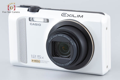 Used: Casio EXILIM EX-ZR200 White Compact Digital Camera
