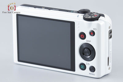 Used: Casio EXILIM EX-ZR200 White Compact Digital Camera