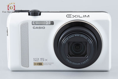 Used: Casio EXILIM EX-ZR200 White Compact Digital Camera