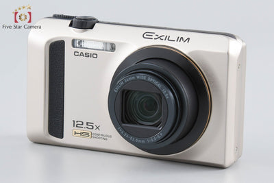 [Used] CASIO Casio HIGH SPEED EXILIM EX-ZR300 Gold Compact Digital Camera with Original Box