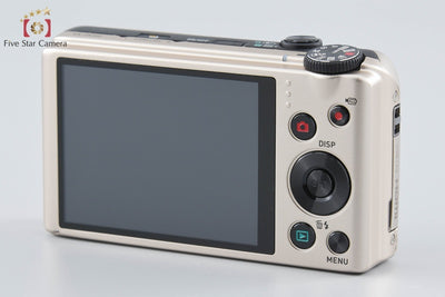 [Used] CASIO Casio HIGH SPEED EXILIM EX-ZR300 Gold Compact Digital Camera with Original Box