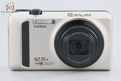 [Used] CASIO Casio HIGH SPEED EXILIM EX-ZR300 Gold Compact Digital Camera with Original Box