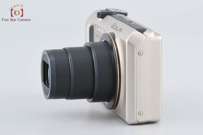 [Used] CASIO Casio HIGH SPEED EXILIM EX-ZR300 Gold Compact Digital Camera with Original Box