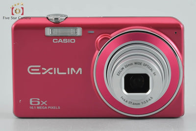 Used] CASIO Casio EXILIM EX-ZS20 Red Compact Digital Camera