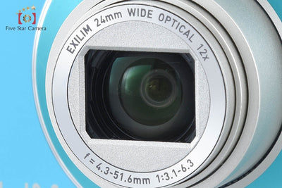 [Used] Casio EXILIM EX-ZS210 Blue Compact Digital Camera