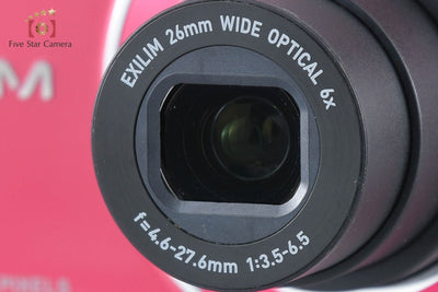 [Used] Casio EXILIM EX-ZS26 Red Compact Digital Camera with Original Box