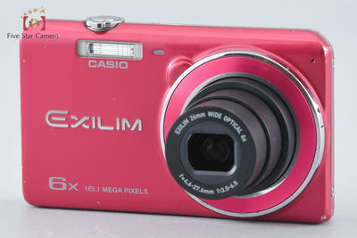 [Used] Casio EXILIM EX-ZS26 Red Compact Digital Camera with Original Box