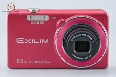 [Used] Casio EXILIM EX-ZS26 Red Compact Digital Camera with Original Box