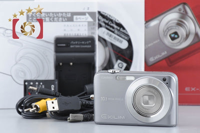 [Used] Casio EXILIM ZOOM EX-Z1080 Grey Compact Digital Camera with Original Box