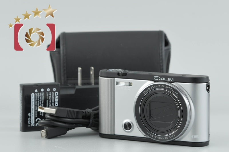 [Used] CASIO HIGH SPEED EXILIM EX-ZR1600 Silver Compact Digital Camera