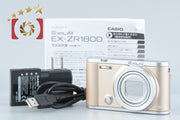 [Used] Casio HIGH SPEED EXILIM EX-ZR1800 Gold Compact Digital Camera