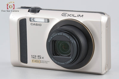 【Used】CASIO Casio HIGH SPEED EXILIM EX-ZR300 Gold Compact Digital Camera with Original Box