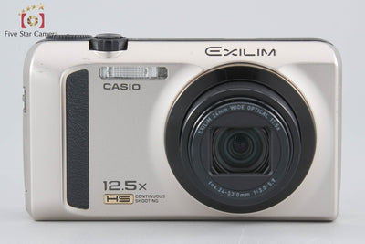 【Used】CASIO Casio HIGH SPEED EXILIM EX-ZR300 Gold Compact Digital Camera with Original Box