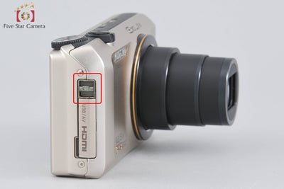【Used】CASIO Casio HIGH SPEED EXILIM EX-ZR300 Gold Compact Digital Camera with Original Box