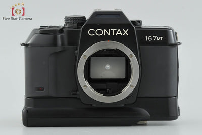 【中古】CONTAX コンタックス 167MT フィルム一眼レフカメラ P-5 単三電池ホルダー付属