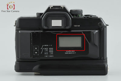 【中古】CONTAX コンタックス 167MT フィルム一眼レフカメラ P-5 単三電池ホルダー付属