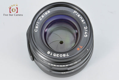 CONTAX コンタックス Carl Zeiss Planar 45mm f/2 T* ブラック