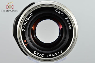 CONTAX コンタックス Carl Zeiss Planar 45mm f/2 T*