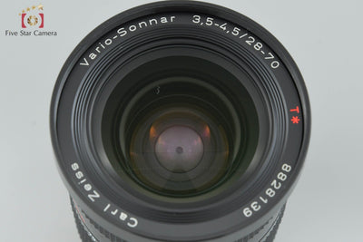 【中古】CONTAX コンタックス Carl Zeiss Vario Sonnar 28-70mm f/3.5-4.5 T* MMJ