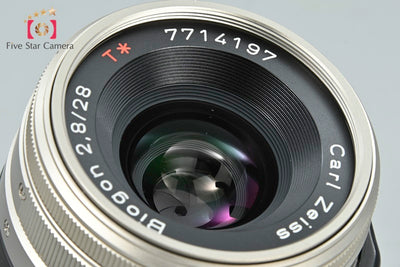 【中古】CONTAX コンタックス Carl Zeiss Biogon 28mm f/2.8 T*