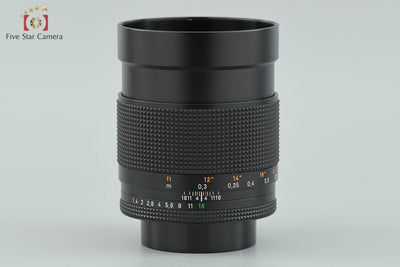 【中古】CONTAX コンタックス Carl Zeiss Distagon 35mm f/1.4 T* MMG 希少品