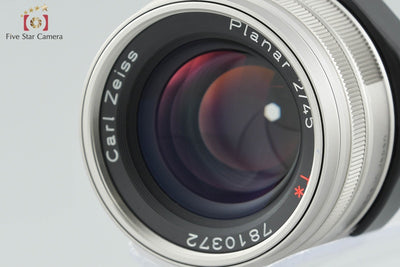 【中古】CONTAX コンタックス Carl Zeiss Planar 45mm f/2 T* 2025.11月 オーバーホール済み