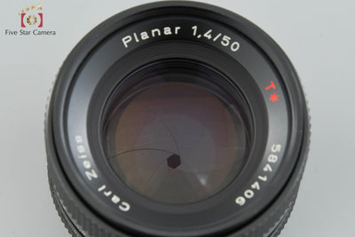 【中古】CONTAX コンタックス Carl Zeiss Planar 50mm f/1.4 T* AEJ