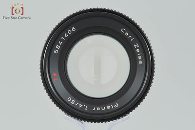 【中古】CONTAX コンタックス Carl Zeiss Planar 50mm f/1.4 T* AEJ